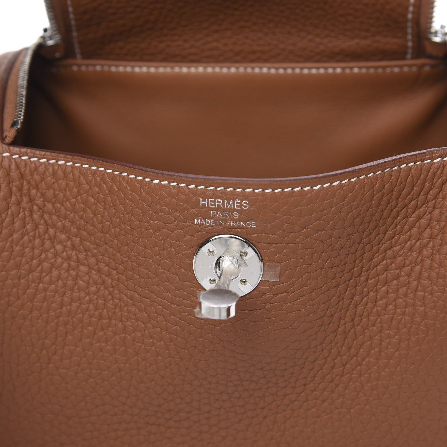 Taurillon Clemence Mini Lindy 20 Gold