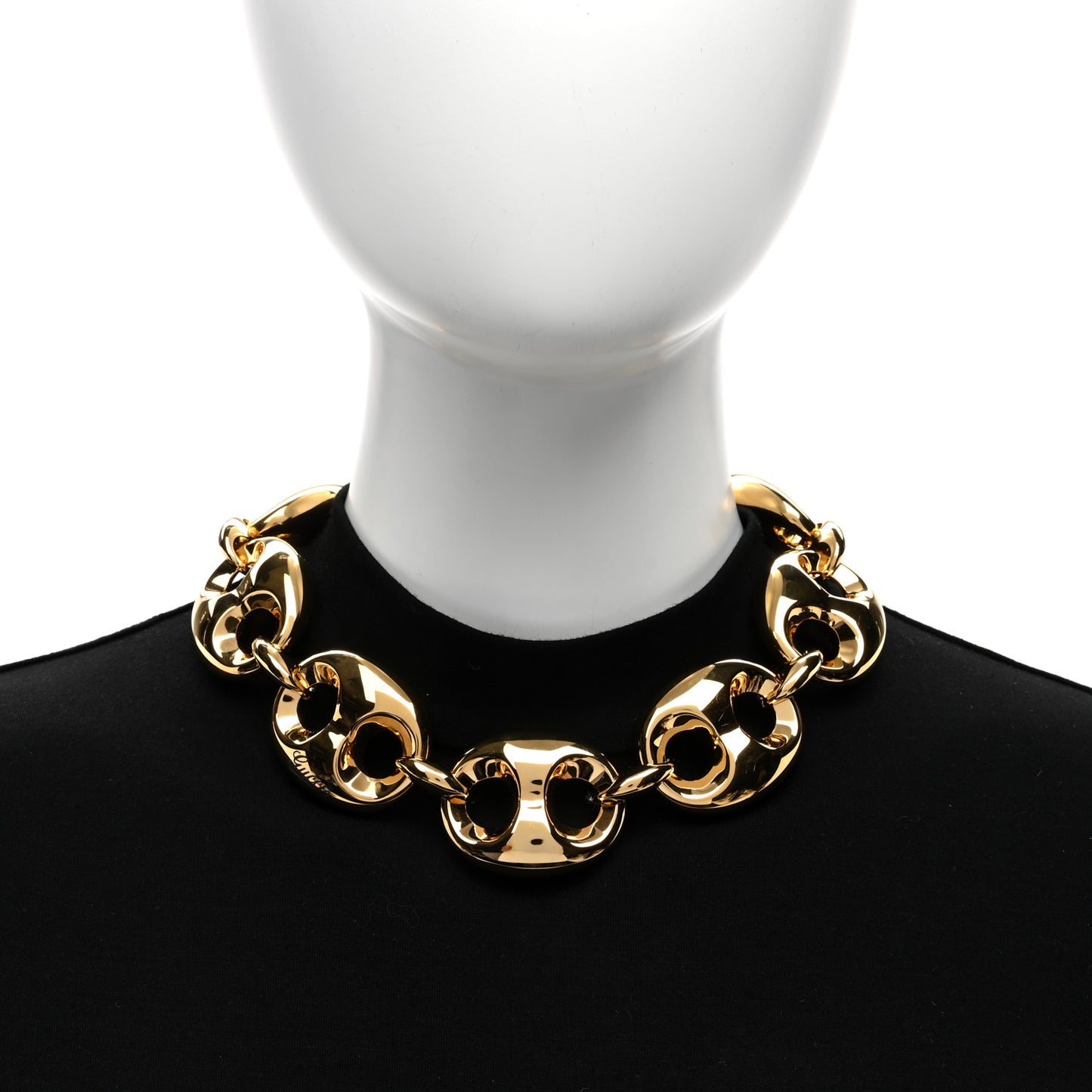 Metal Marina Chain Necklace Gold