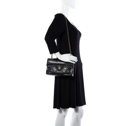 Chanel Lambskin Quilted Medium Single Flap Black 2 of 24