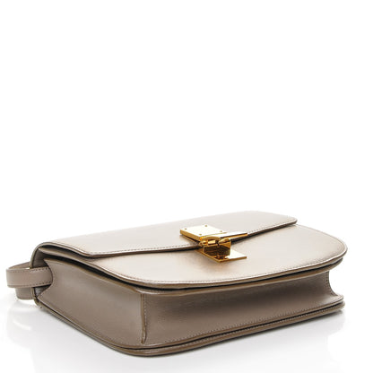 Celine Liege Calfskin Medium Classic Box Flap Bag Souris 4 of 7