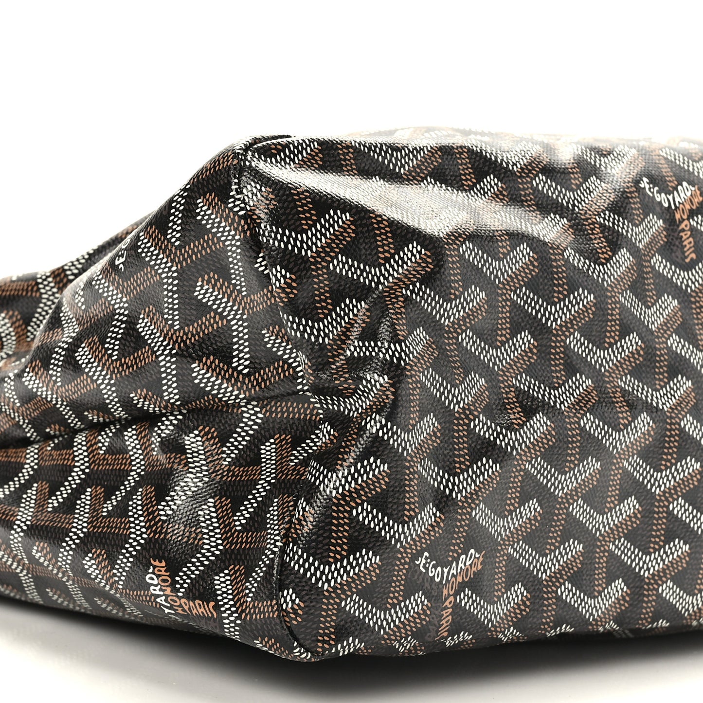 Goyardine Boheme Hobo Black Gold