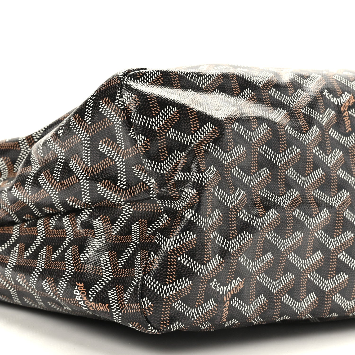 Goyard Goyardine Boheme Hobo Black Gold 9 of 10