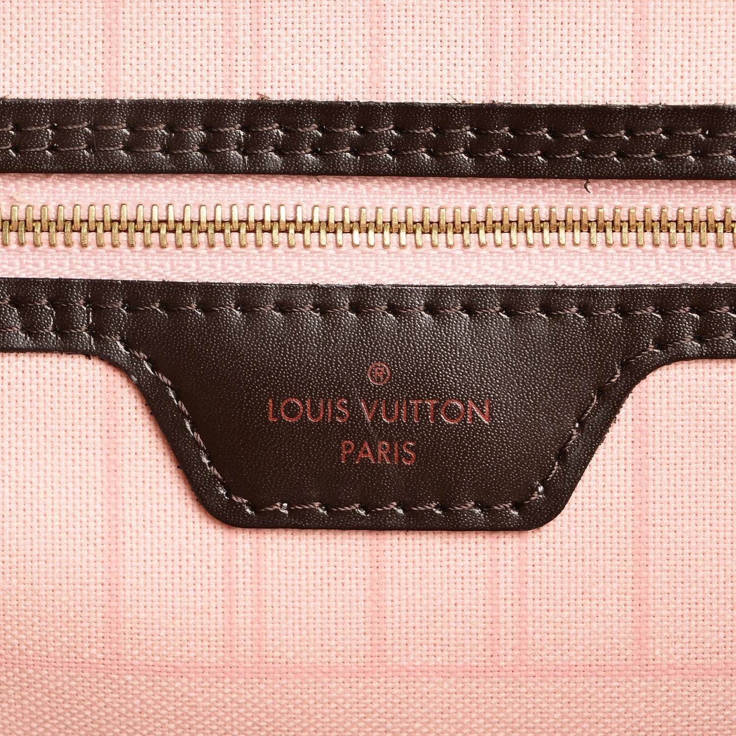 Louis Vuitton Damier Ebene Neo Neverfull MM Rose Ballerine 6 of 7