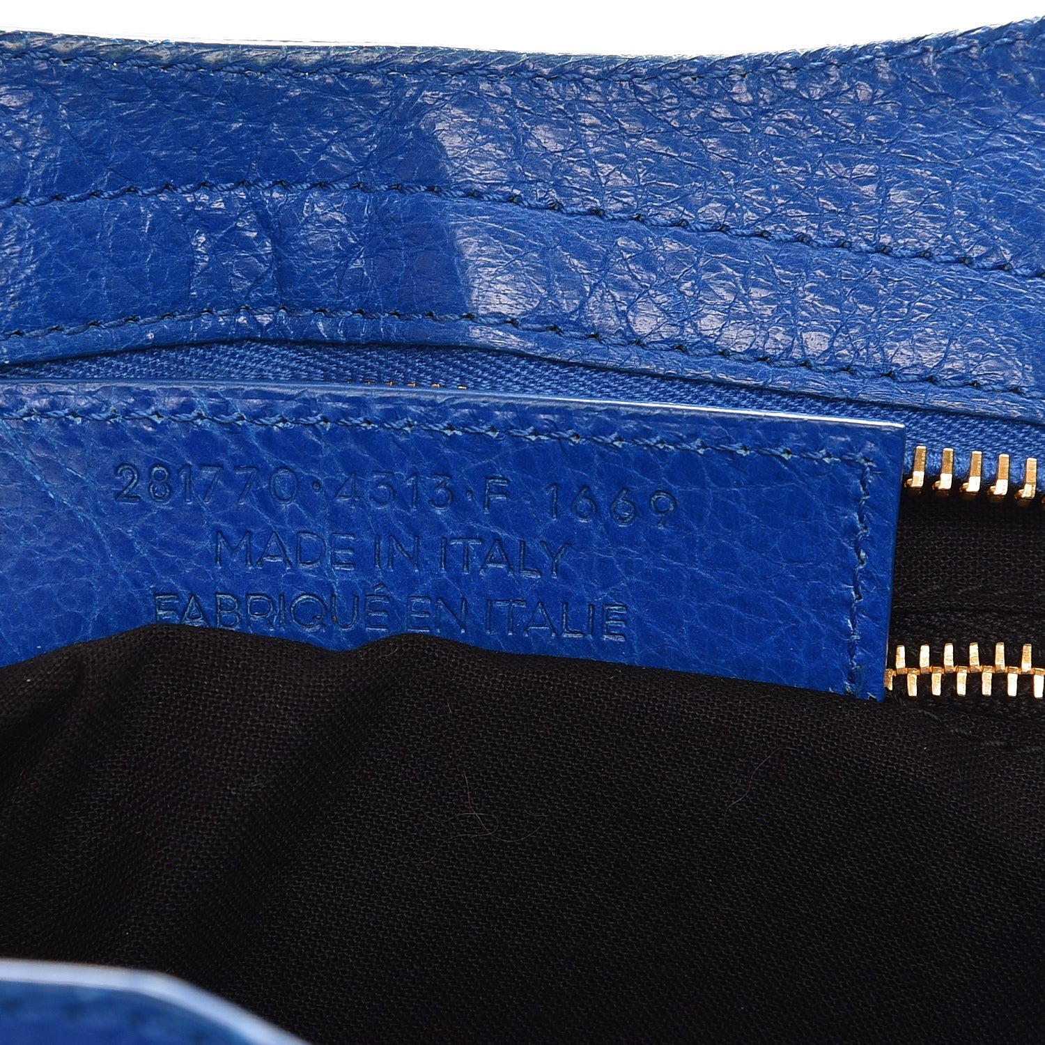 Balenciaga Agneau Giant 12 Gold Hardware City Bleu Lazuli 8 of 8