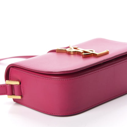 Saint Laurent Smooth Calfskin Small Classic Monogram Universite Bag Fuchsia 6 of 11