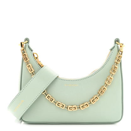 Givenchy Smooth Calfskin Mini Moon Cut Out Shoulder Bag Celadon 1 of 11