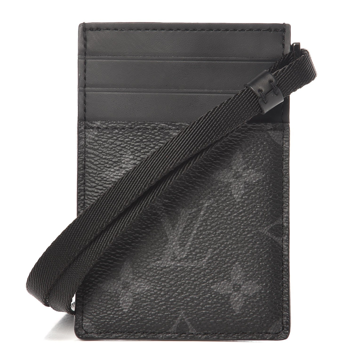 Louis Vuitton Monogram Eclipse Ribbon Card Holder 1 of 7