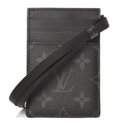Louis Vuitton Monogram Eclipse Ribbon Card Holder 1 of 7