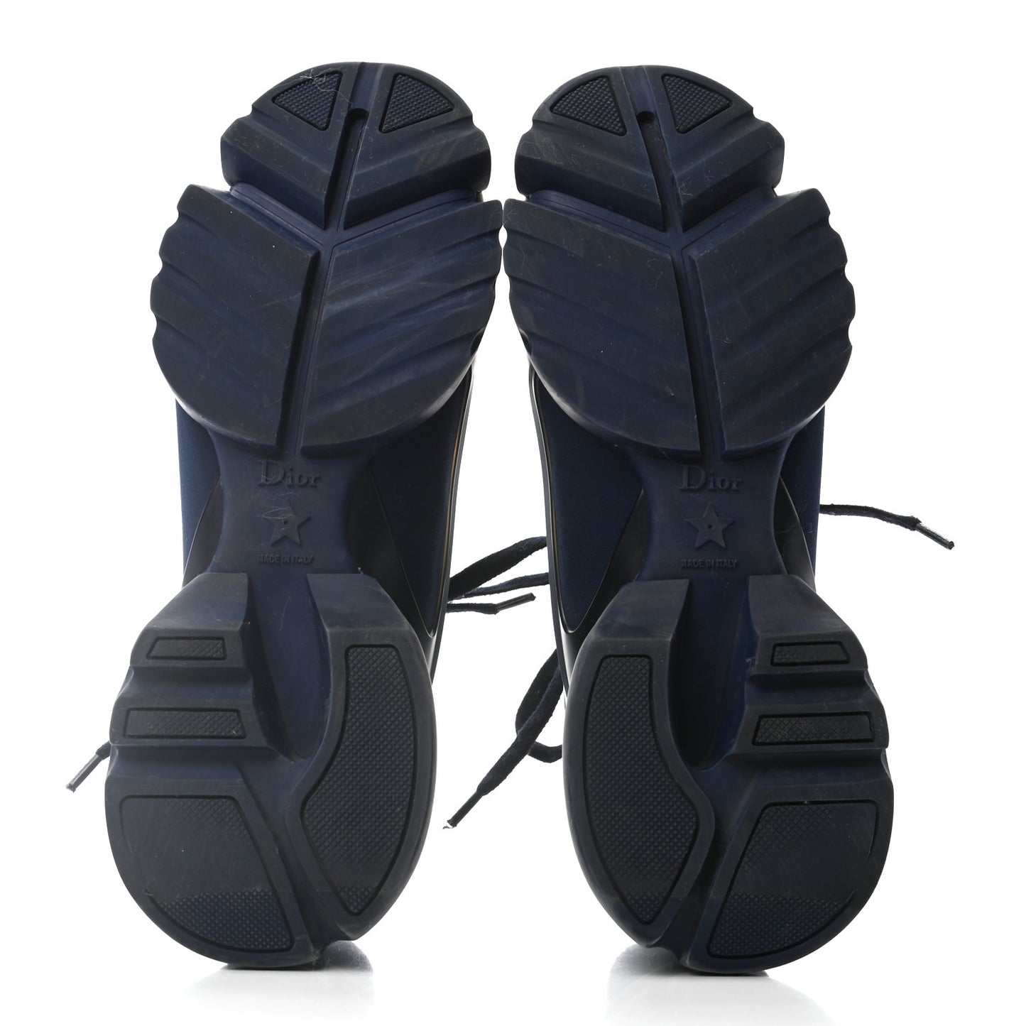 Neoprene Rubber Womens D-Connect Sneakers Black Blue