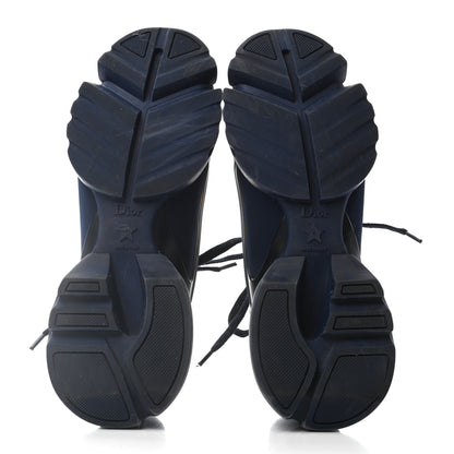 Christian Dior Neoprene Rubber Womens D-Connect Sneakers Black Blue 5 of 8