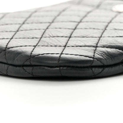 Chanel Aged Calfskin Quilted Crossbody Bag Black 12 of 17