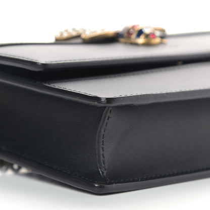 Gucci Calfskin Queen Margaret Chain Wallet Black 6 of 9