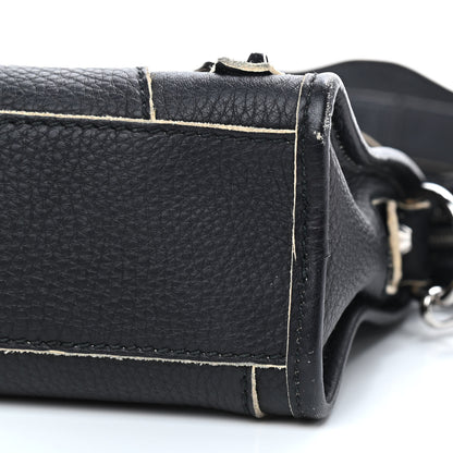 Balenciaga Supple Grained Calfskin Classic Silver Hardware Highlight Mini City Black 7 of 10