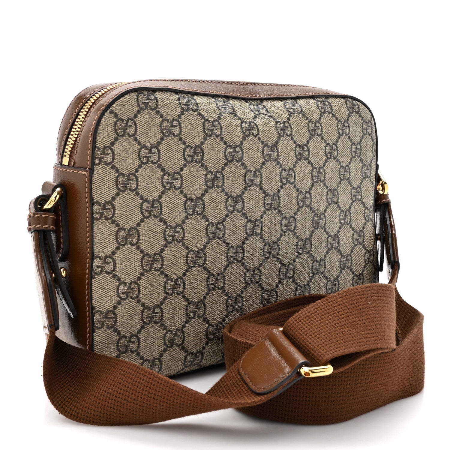 Gucci GG Supreme Monogram Azalea Calfskin Retro Interlocking G
