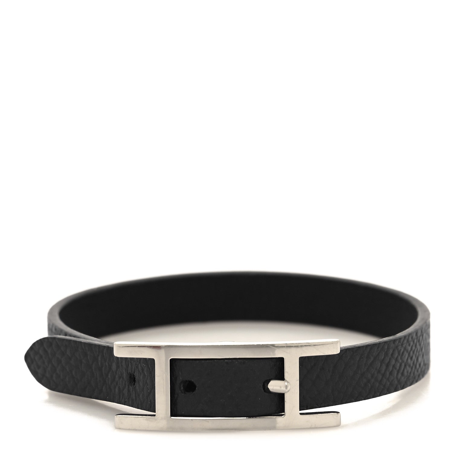 Hermes Epsom Behapi Singke Tour Bracelet S Bleu Saphir 1 of 5