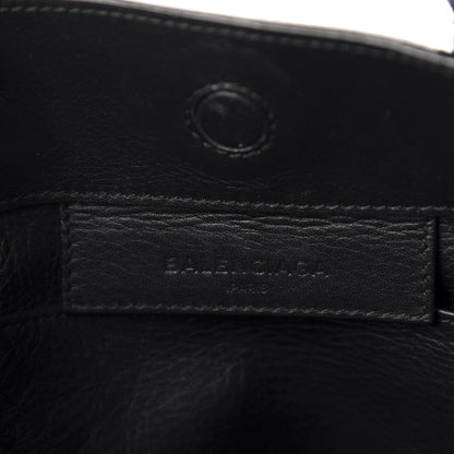 Balenciaga Calfskin Papier Mini A4 Zip Around Tote Black 8 of 10