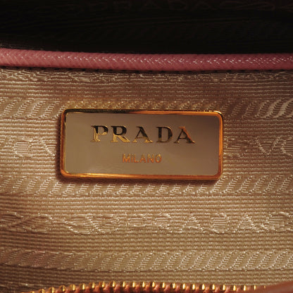 Prada Saffiano Lux Medium Bi-Color Tote Orchidea Talco 8 of 15