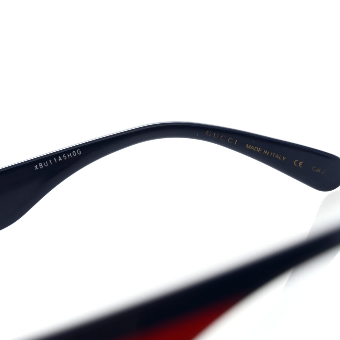 Acetate Square GG Web Sunglasses GG0713S Black