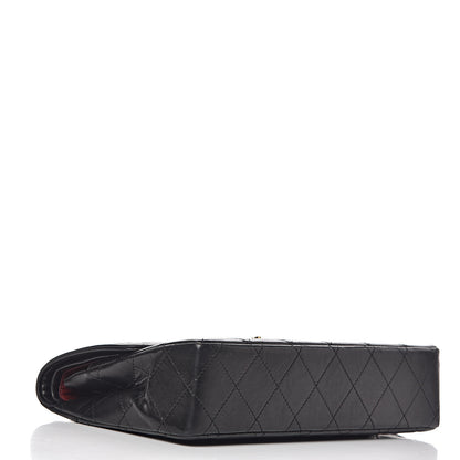 Chanel Lambskin Quilted Medium Double Flap Bag Black 4 of 17