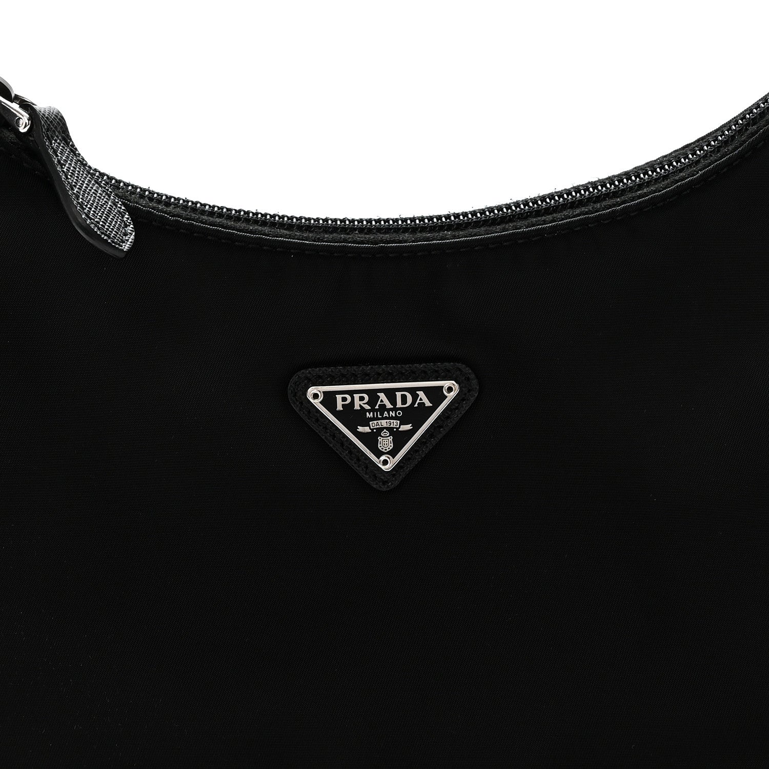 Prada Tessuto Nylon Mini Re-Edition 2000 Bag Black 7 of 9