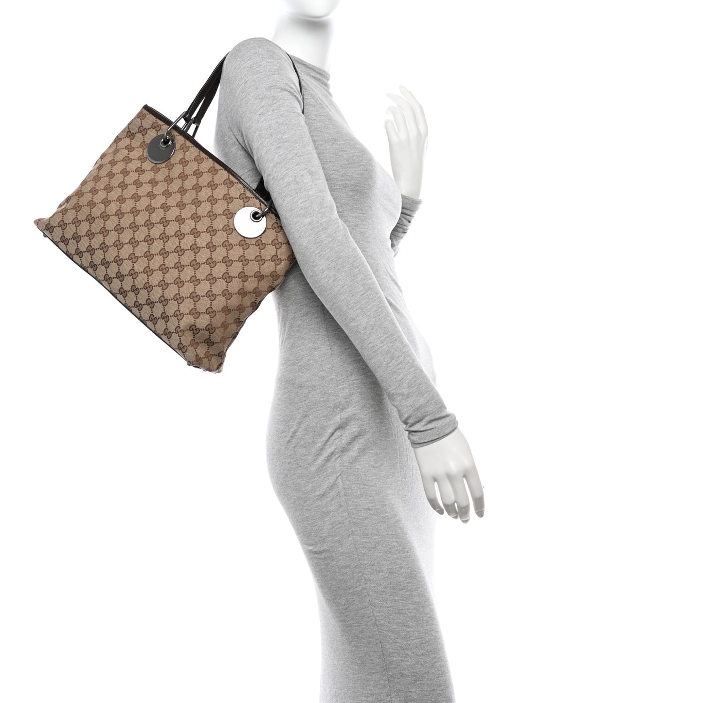Monogram Medium Eclipse Tote Brown