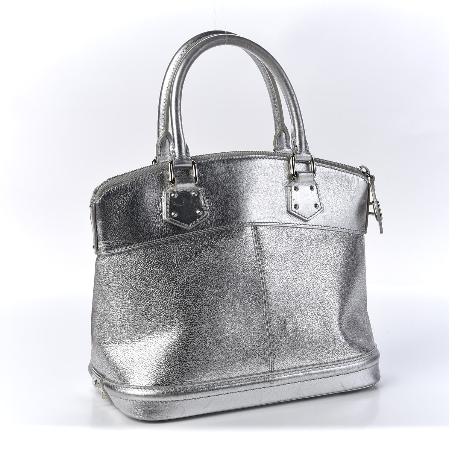 Louis Vuitton Suhali Lockit PM Silver 2 of 10