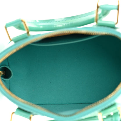Louis Vuitton Vernis Alma BB Blue Lagon 4 of 8