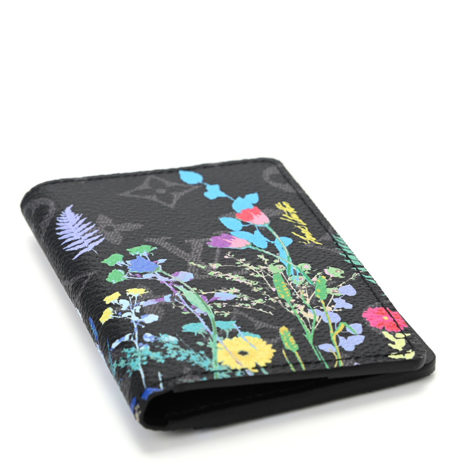 Louis Vuitton Monogram Eclipse Flower Print Pocket Organizer NM 4 of 8