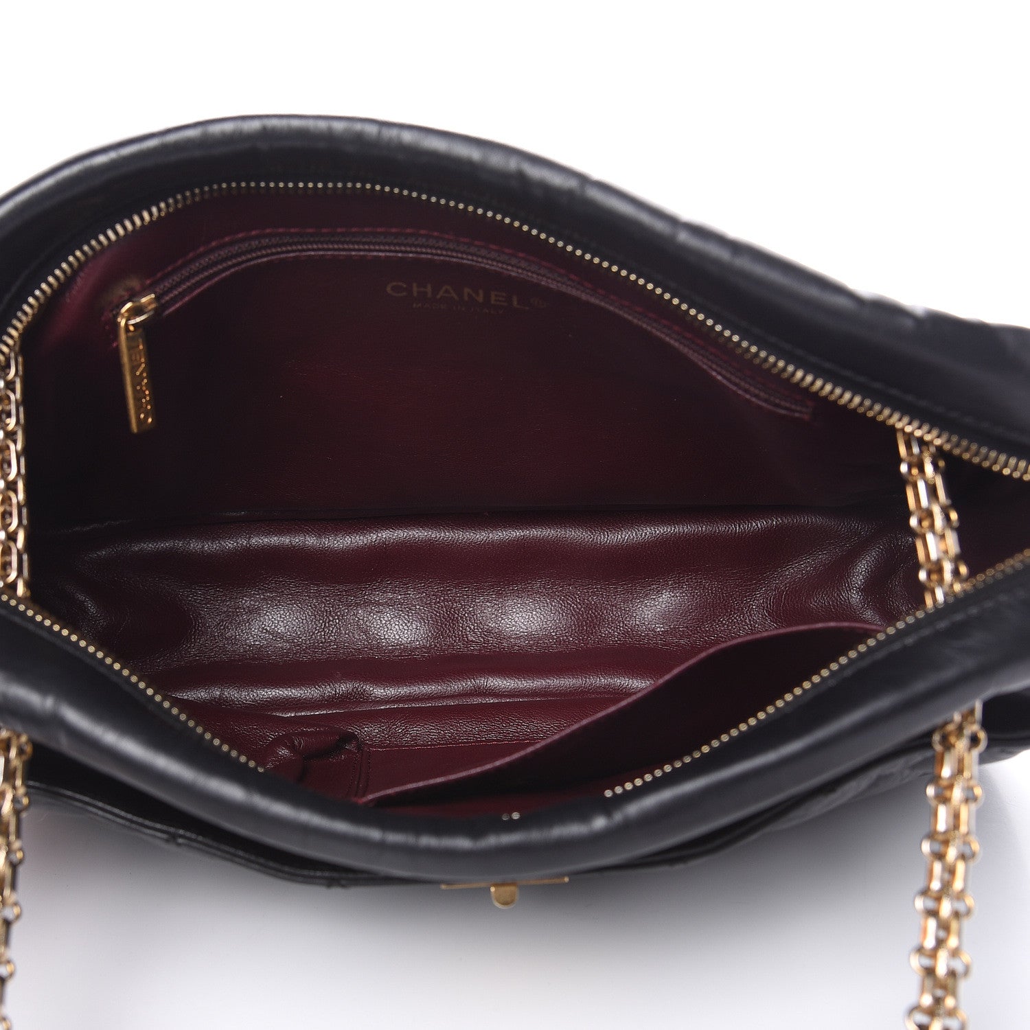 Chanel Aged Calfskin Quilted Medium Reissue Camera Case Black 5 of 13