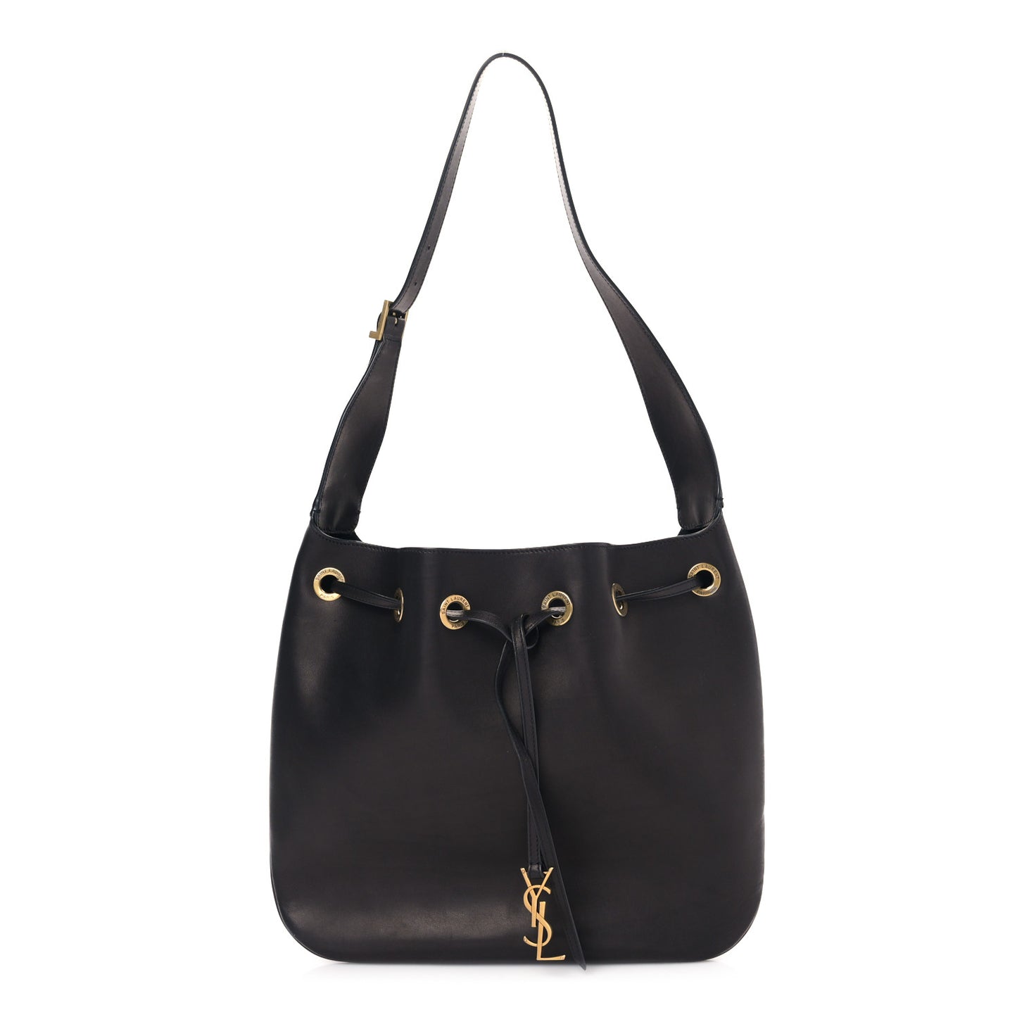Calfskin Medium Paris VII Flat Hobo Black