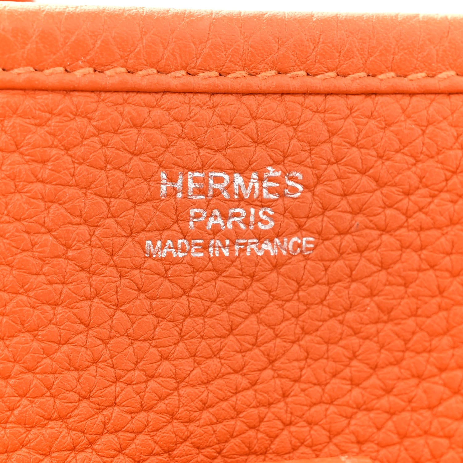 Hermes Taurillon Clemence Evelyne III PM Orange 6 of 15