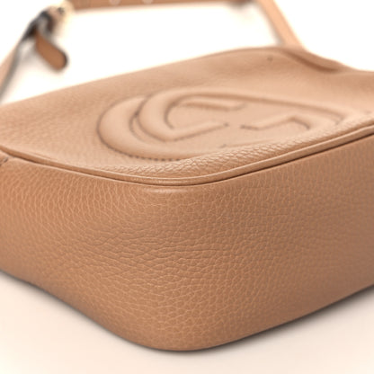 Gucci Pebbled Calfskin Small Soho Disco Bag Camelia 8 of 10