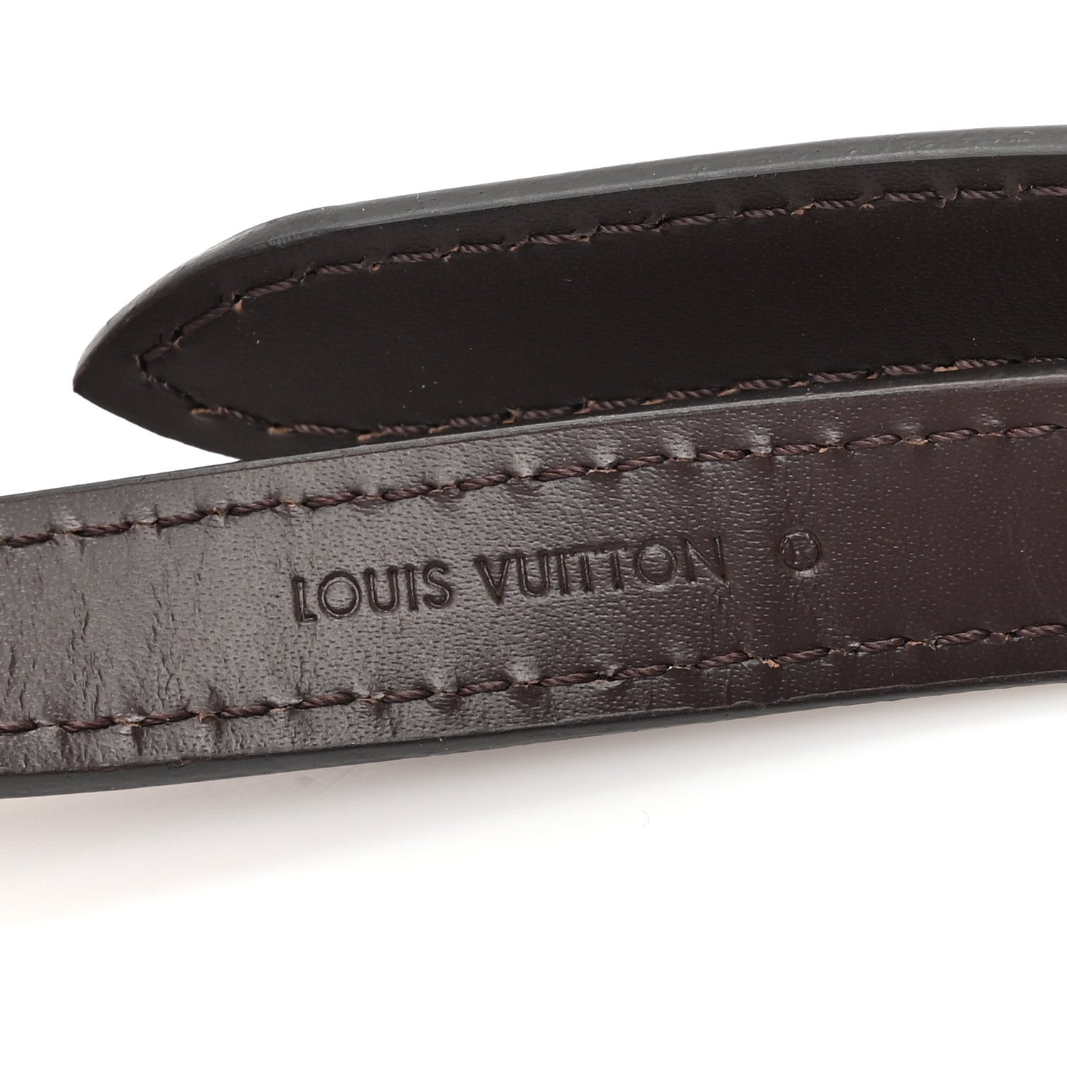 Louis Vuitton Calfskin 16mm Adjustable Shoulder Strap Ebene 4 of 5