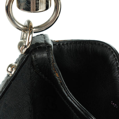 Gucci Monogram Large Indy Top Handle Bag Black 8 of 13