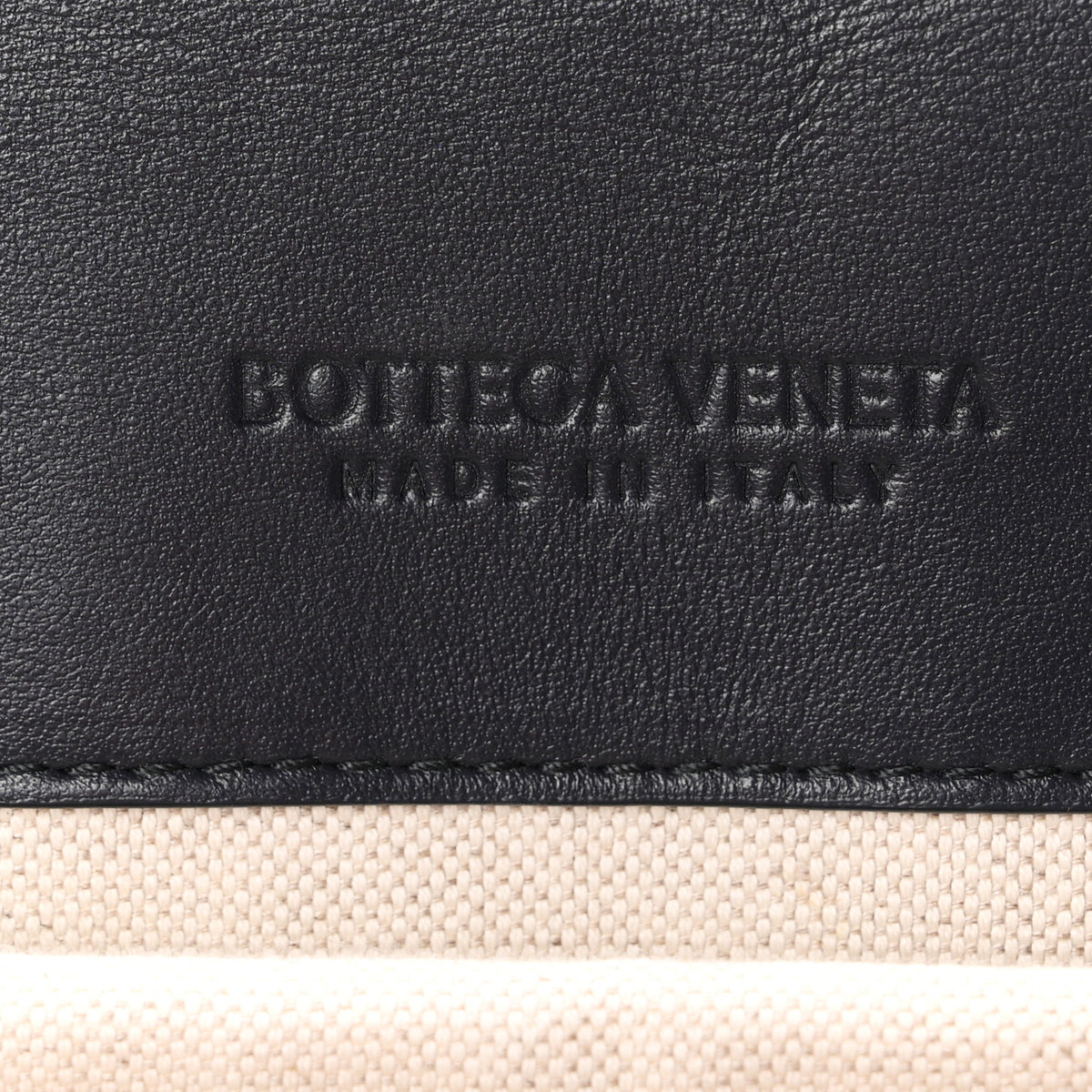 Bottega Veneta Canvas Calfskin Intrecciato Sassolungo Backpack Dark Blue 5 of 9