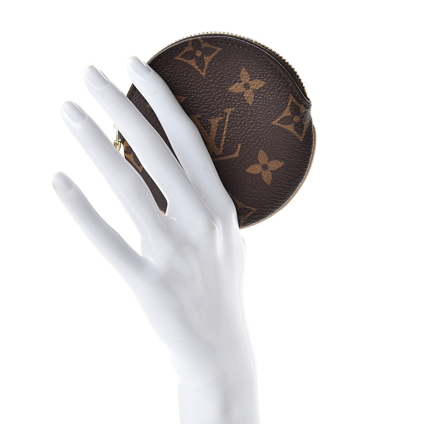 Monogram Round Coin Purse