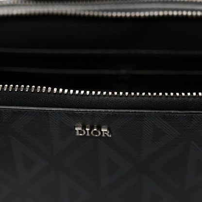 Christian Dior Coated Canvas CD Diamond Messenger Pouch Black 7 of 11