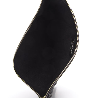 Loewe Calfskin Embossed Flat Pouch Black 5 of 9