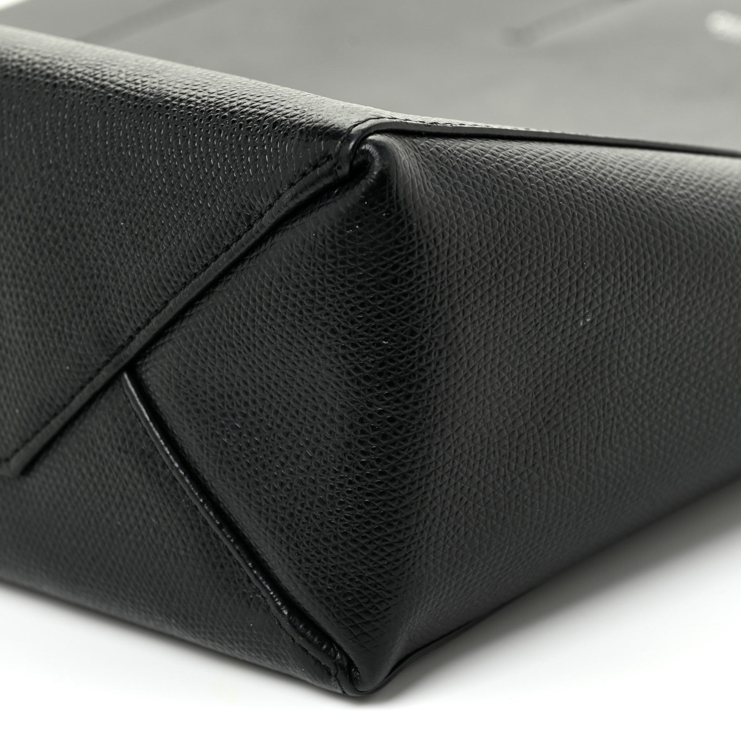 Celine Grained Calfskin Small Vertical Cabas Black 6 of 18