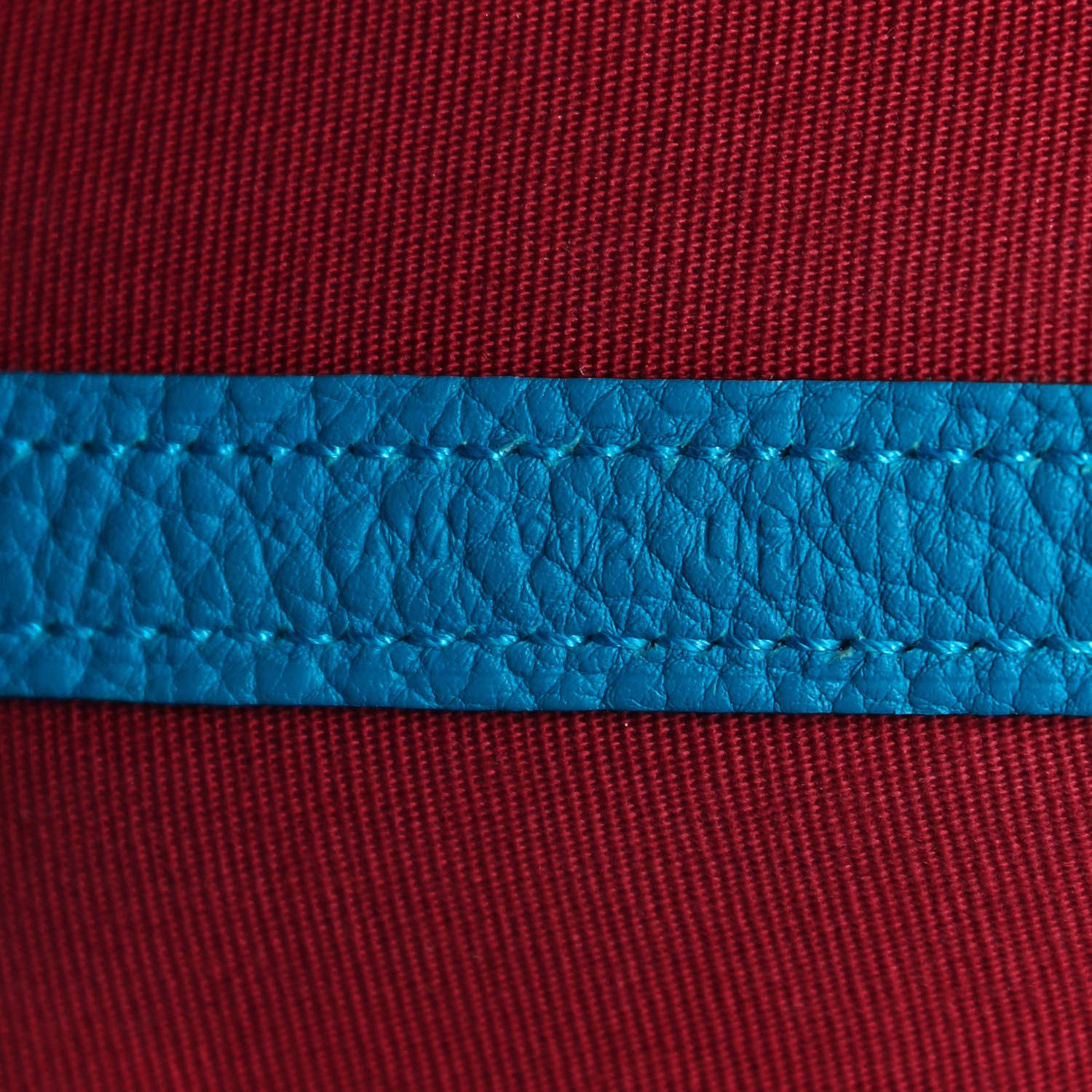 Hermes Toile Officer Negonda Verso Garden Party 30 TPM Bleu Zanzibar Rubis 7 of 11