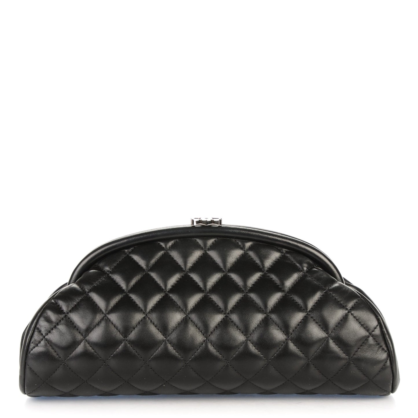 Lambskin Quilted Timeless Clutch Black