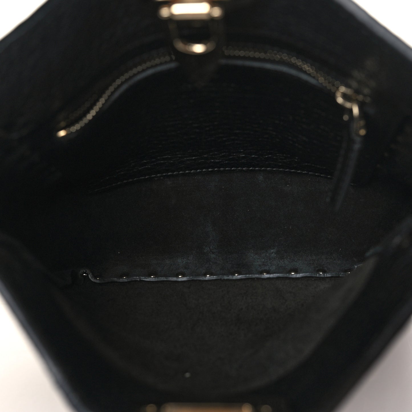 Pebbled Calfskin Mini Rockstud Flip-Lock Messenger Bag Black