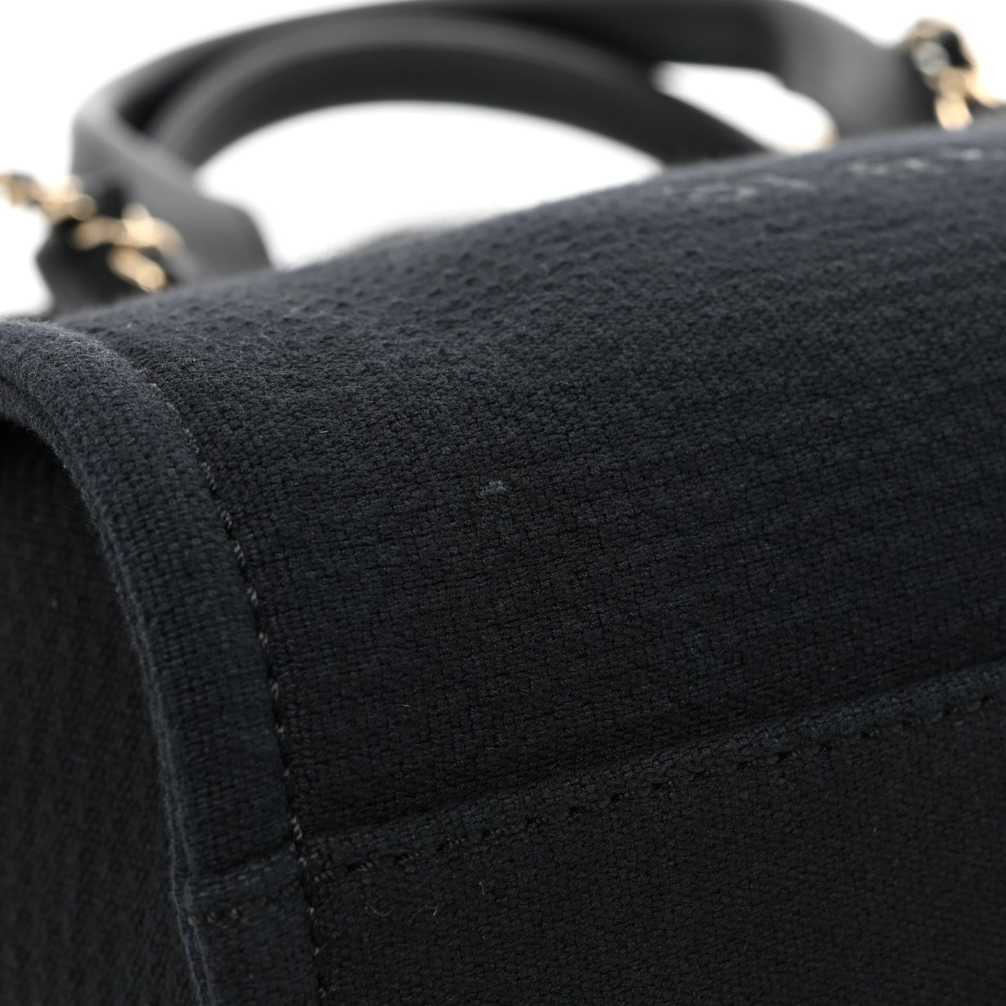 Mixed Fibers Small Deauville Tote Black