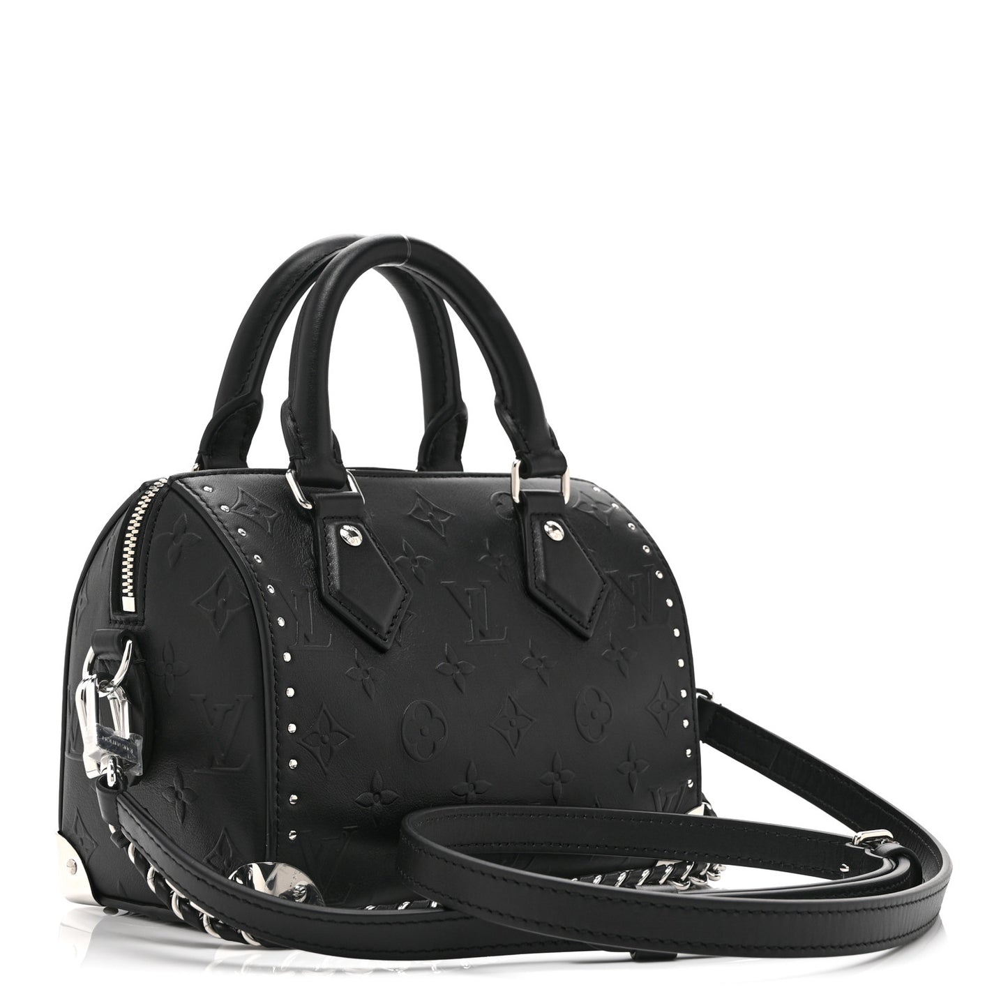Calfskin Monogram Bold Speedy Trunk 20