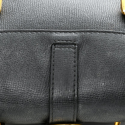 Burberry Derby Calfskin Medium Milverton Satchel Black 14 of 15