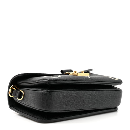Louis Vuitton Empreinte Monogram Giant Pochette Metis East West Black Beige 3 of 10
