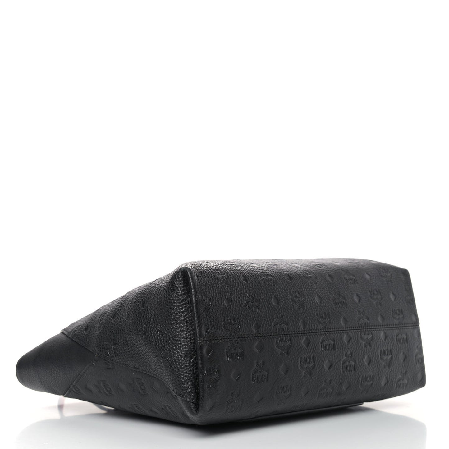 Calfskin Ottomar Monogram Medium Klara Shopper Tote Black