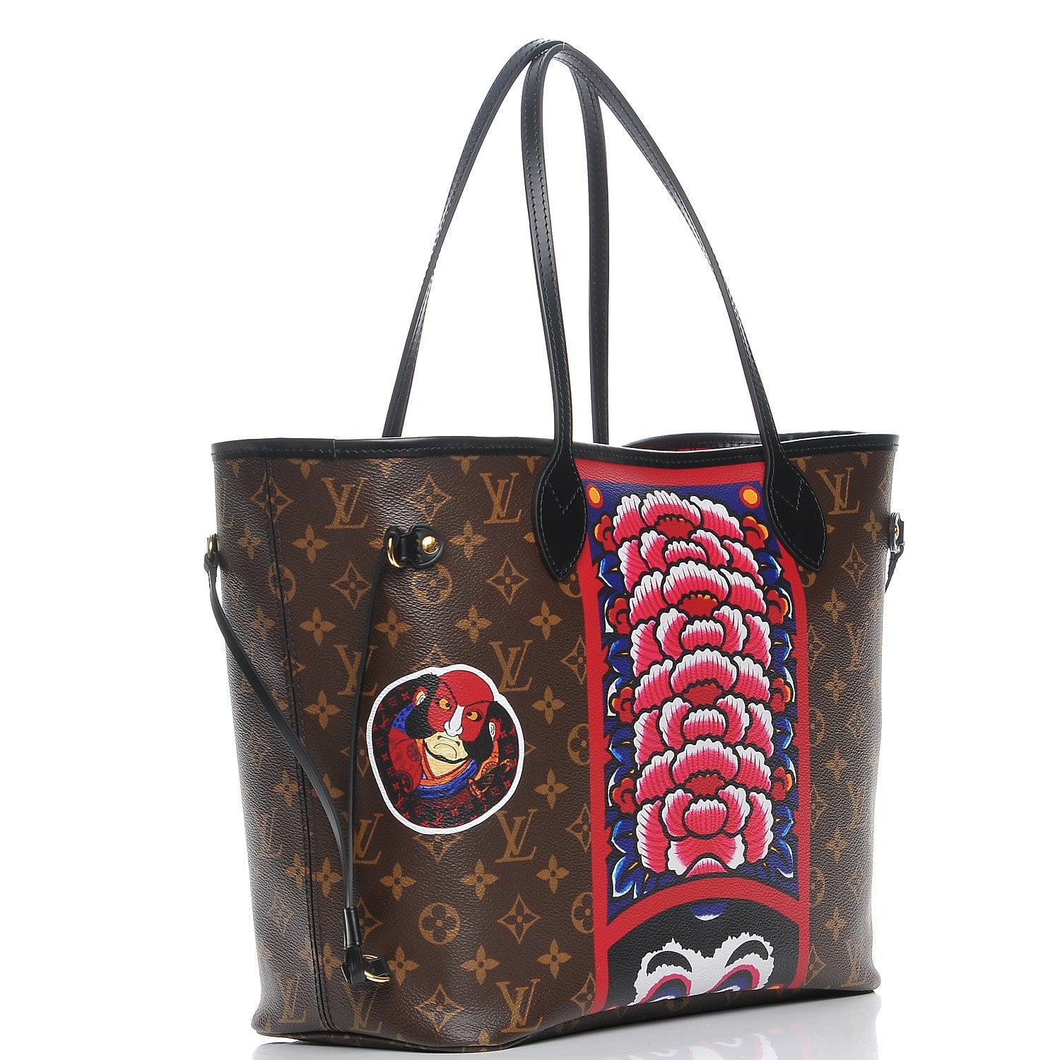 Louis Vuitton Monogram Kabuki Neverfull MM 3 of 9
