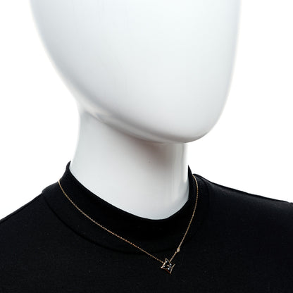 Louis Vuitton 18K Yellow Gold Diamond Black Onyx Color Blossom BB Star Pendant Necklace 2 of 6