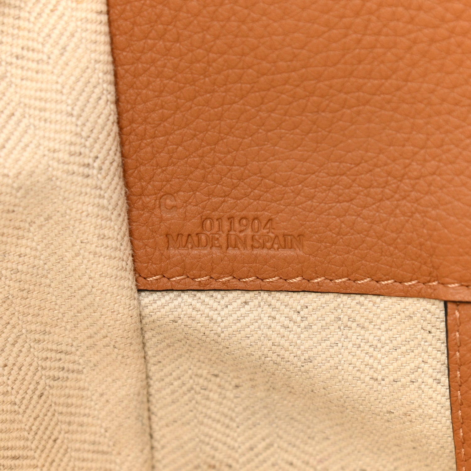 Loewe Calfskin Small Hammock Shoulder Bag Tan 7 of 11